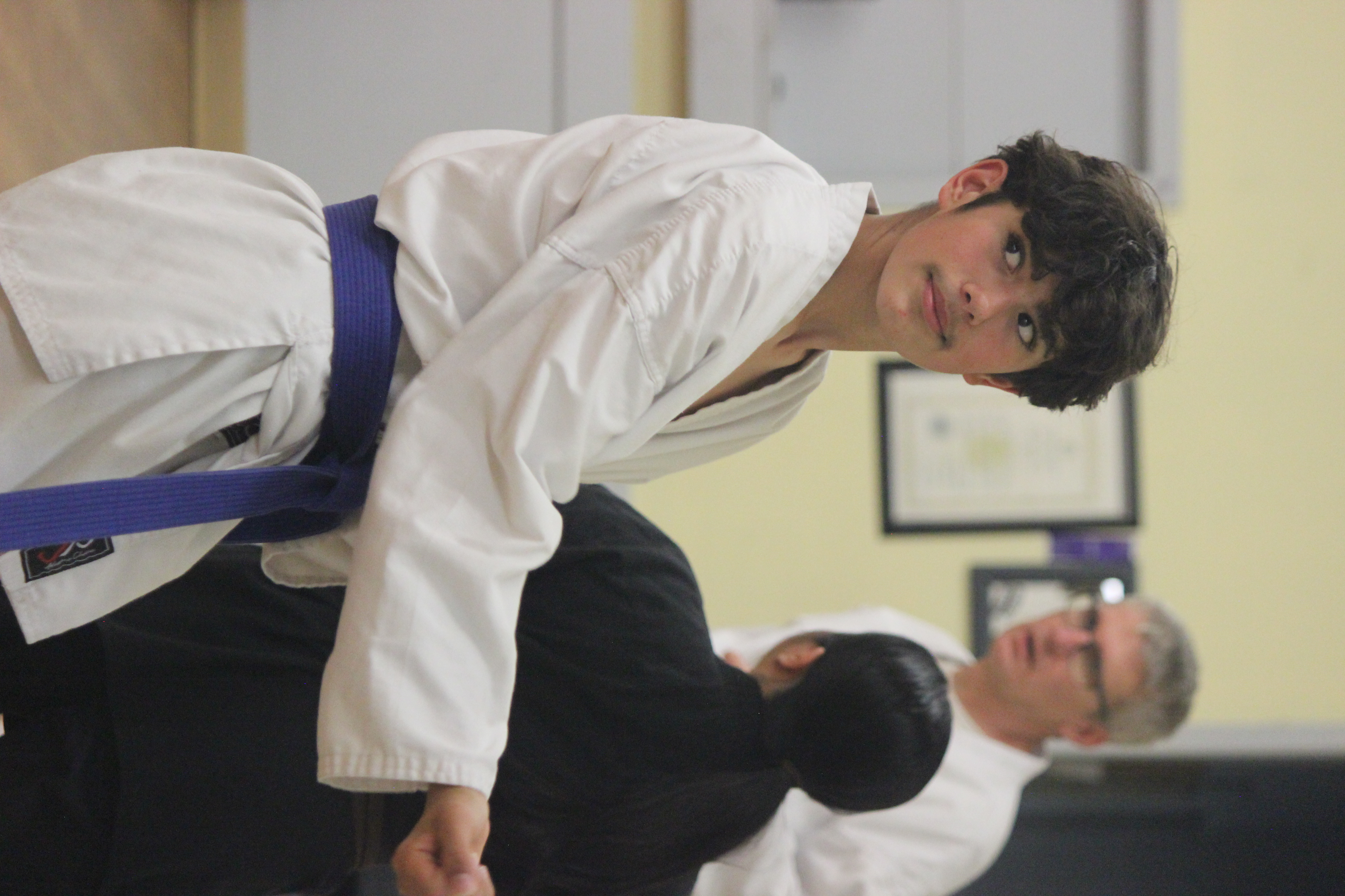 picture of students training